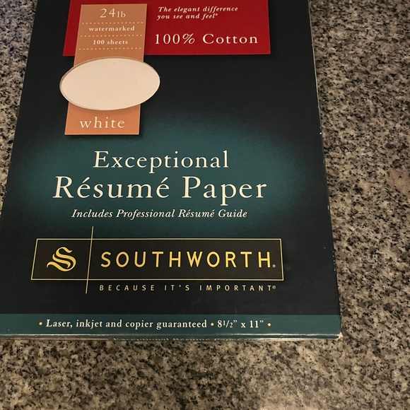 Southworth White Resume Paper - Picture 3 of 3